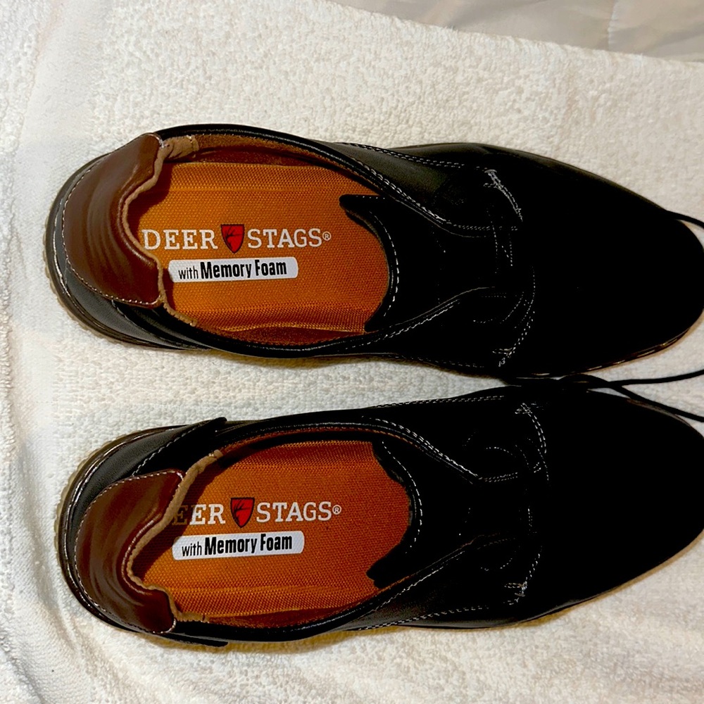 Never worn. I can only wear a 12 wide, this pair is a 12 medium.